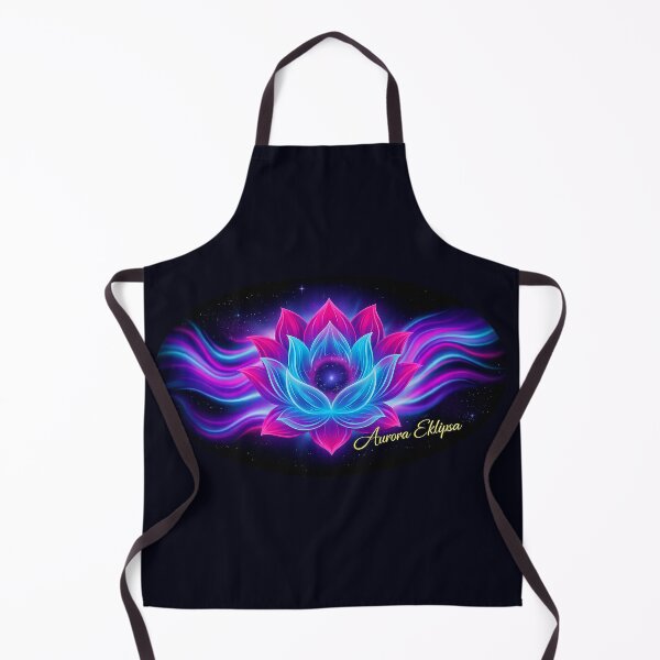 Item preview, Aurora Eklipsa - Neon Cosmic Lotus designed and sold by Duoluminis-luminko.