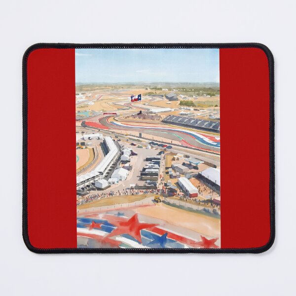 Item preview, Circuit of the Americas Austin F1 Watercolor Art – COTA Racetrack Painting designed and sold by mentosdesigner.