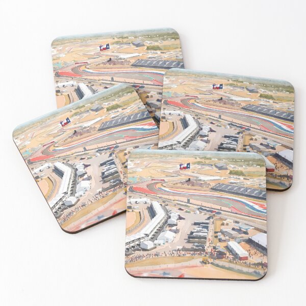 Item preview, Circuit of the Americas Austin F1 Watercolor Art – COTA Racetrack Painting designed and sold by mentosdesigner.