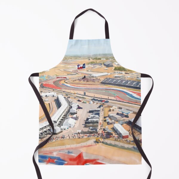 Item preview, Circuit of the Americas Austin F1 Watercolor Art – COTA Racetrack Painting designed and sold by mentosdesigner.