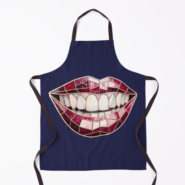 Item preview, Stained Glass Lips Smile Mosaic Art designed and sold by asudesign.