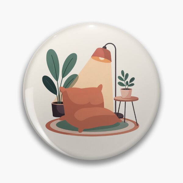 Item preview,  Cozy Floor Cushion Corner Wall Art designed and sold by TrendMorphic.