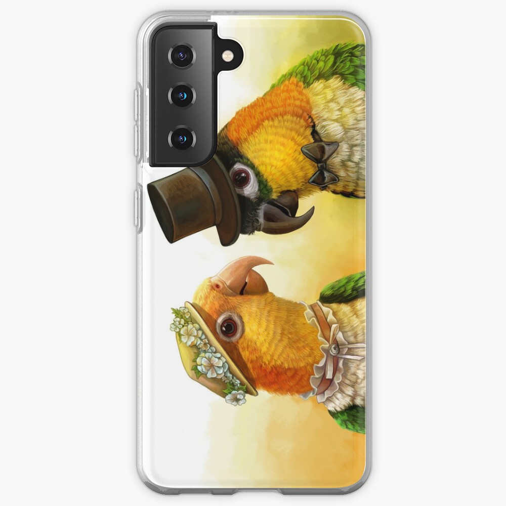 Mr & Mrs Caique Realistic Painting Samsung Galaxy Case