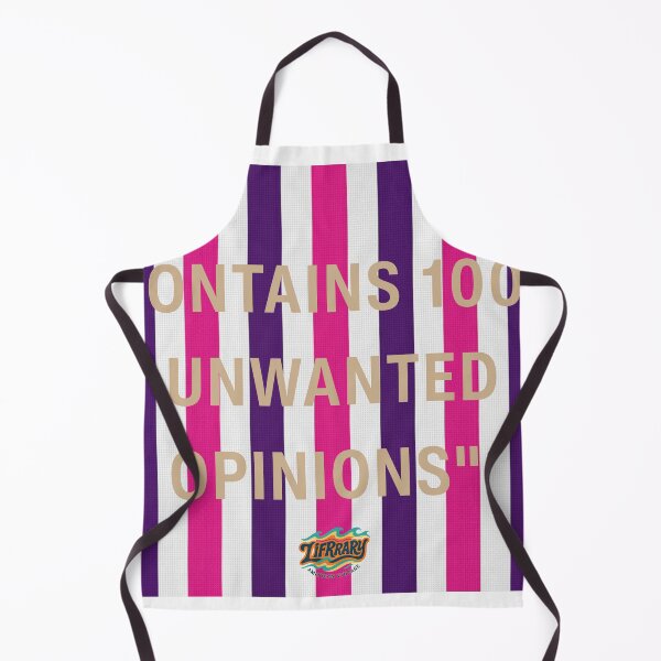 Item preview, Contains 100 Percent Unwanted Opinions - Funny Pink Stripe designed and sold by lifrary365.