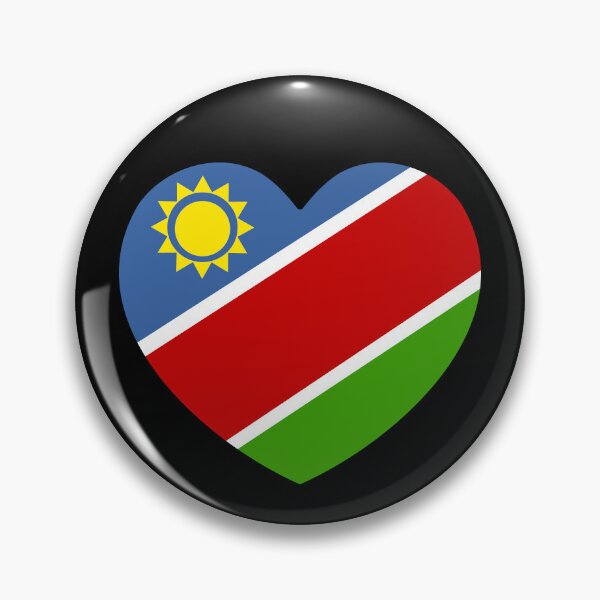 Item preview, Namibia Flag Heart NA designed and sold by shitpostee.