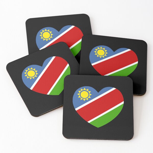 Item preview, Namibia Flag Heart NA designed and sold by shitpostee.