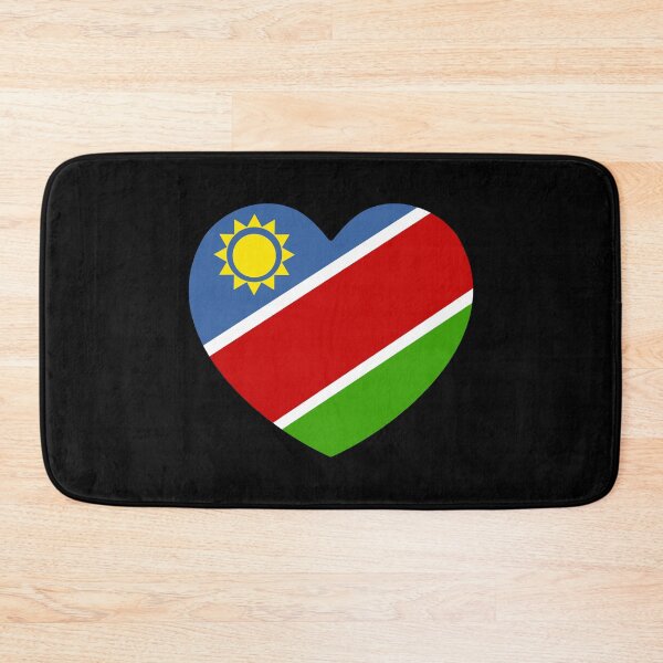 Item preview, Namibia Flag Heart NA designed and sold by shitpostee.