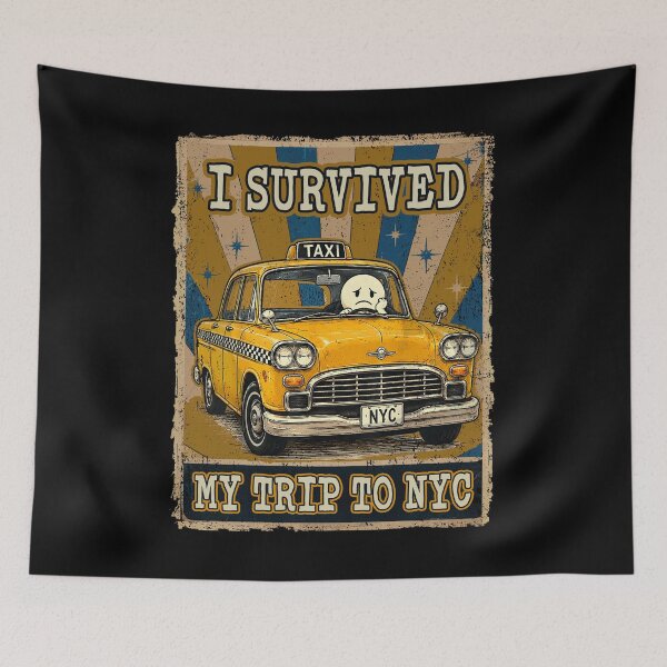 Item preview, Funny I Survived My Trip to NYC  designed and sold by watanabeee.