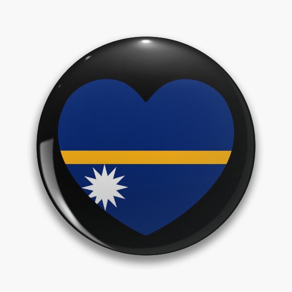 Item preview, Nauru Flag Heart NR designed and sold by shitpostee.