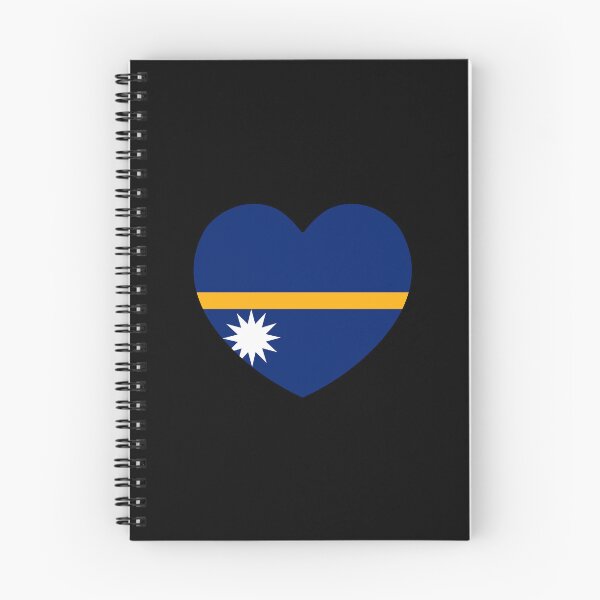 Item preview, Nauru Flag Heart NR designed and sold by shitpostee.