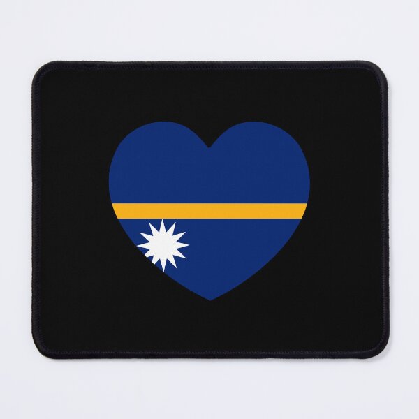 Item preview, Nauru Flag Heart NR designed and sold by shitpostee.