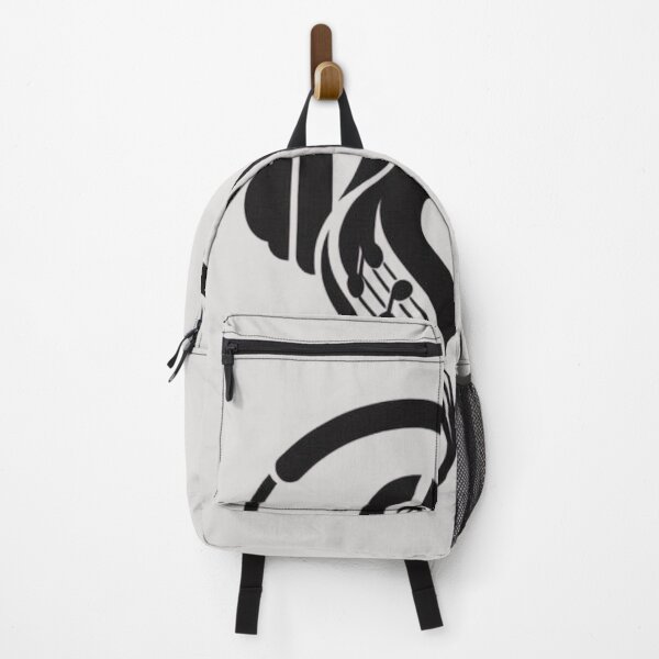 Item preview, Woman with Headphones Music Silhouette | Black & White Music Lover Design designed and sold by RajDeals.