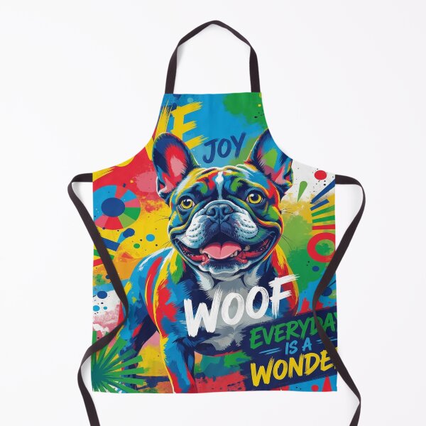Item preview, Love Joy Woof – Colorful French Bulldog Pop Art designed and sold by cipoprimo.