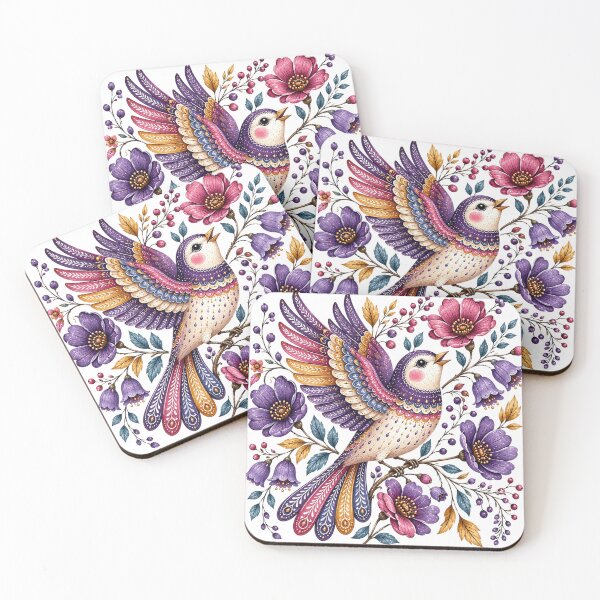 Item preview, Scandinavian Folk Bird designed and sold by PetalGarden.