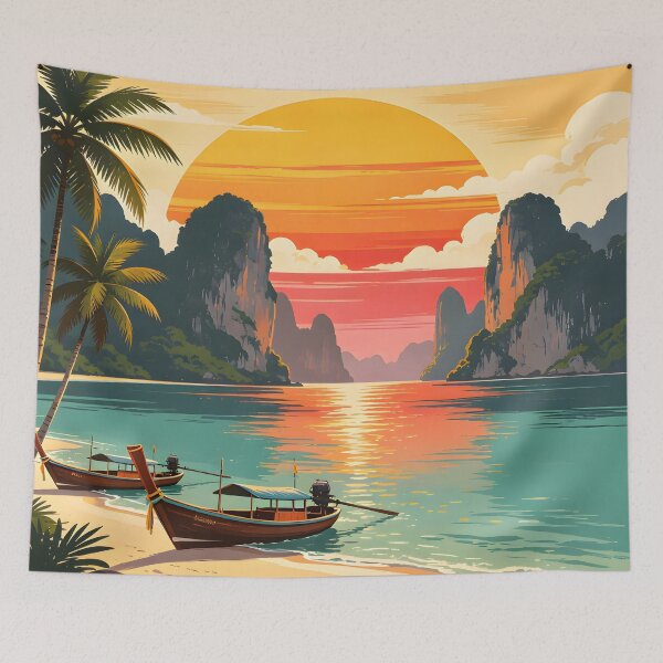 Item preview, Koh Yao Noi Sunset – Thailand Sunset Collection designed and sold by Spirit of Siam.