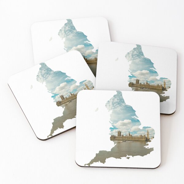 Item preview, England Map Big Ben Elizabeth Tower Houses of Parliament Silhouette 2 designed and sold by Maroan93.