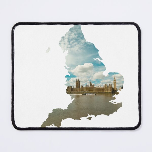 Item preview, England Map Big Ben Elizabeth Tower Houses of Parliament Silhouette 2 designed and sold by Maroan93.