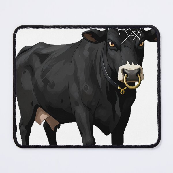 Item preview, Gothic Taurus Deadpan Cow designed and sold by IllumeInk.