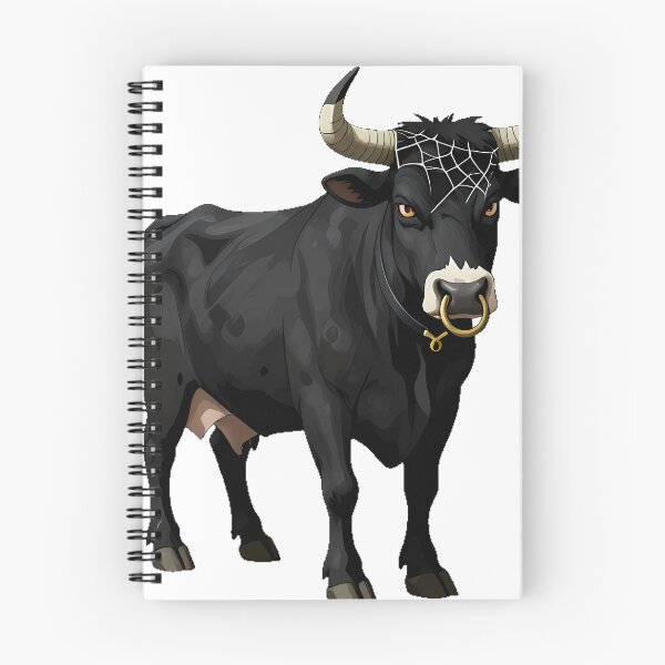 Item preview, Gothic Taurus Deadpan Cow designed and sold by IllumeInk.