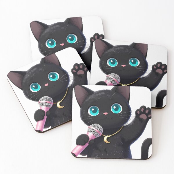 Item preview, Black Cat Pop Star designed and sold by pumsquare.
