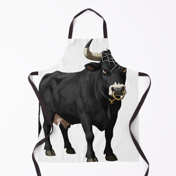 Item preview, Gothic Taurus Deadpan Cow designed and sold by IllumeInk.