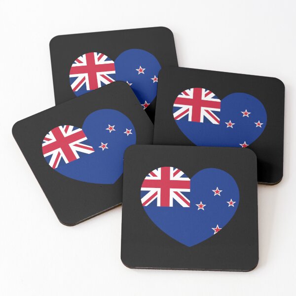 Item preview, New Zealand Flag Heart NZ designed and sold by shitpostee.
