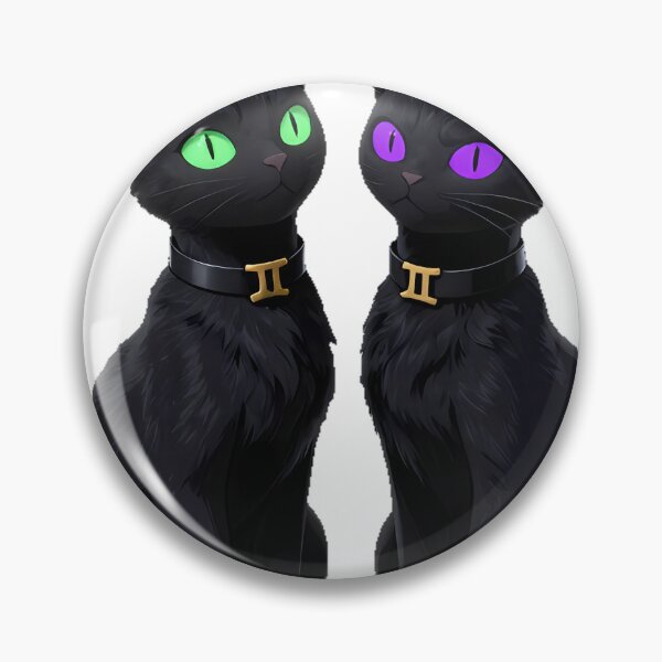 Item preview, Gothic Gemini Two-Headed Cat designed and sold by IllumeInk.
