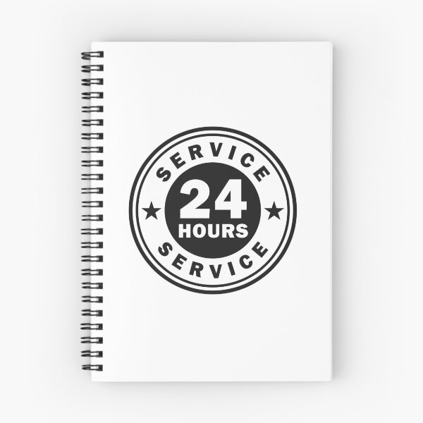 Item preview, 24/7 Service Circle Icon Symbol designed and sold by VectorForge Studio.