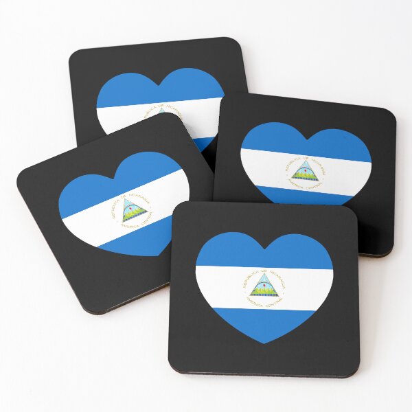 Item preview, Nicaragua Flag Heart NI designed and sold by shitpostee.