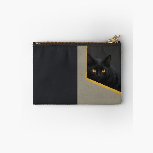 Item preview, Shadow Cat with Glowing Golden Eyes designed and sold by KiraChie.