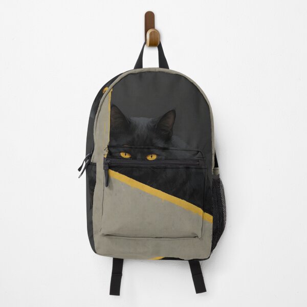 Item preview, Shadow Cat with Glowing Golden Eyes designed and sold by KiraChie.