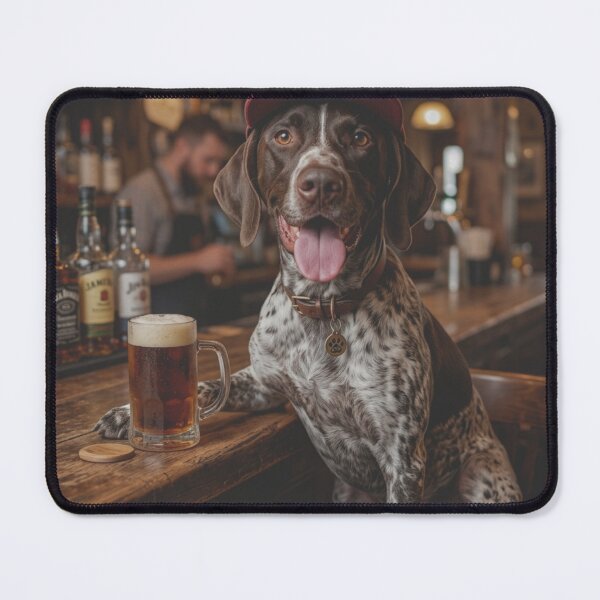 Item preview, German Shorthaired Pointer Bar Dog Beer Lover Funny Pub designed and sold by raedattia.