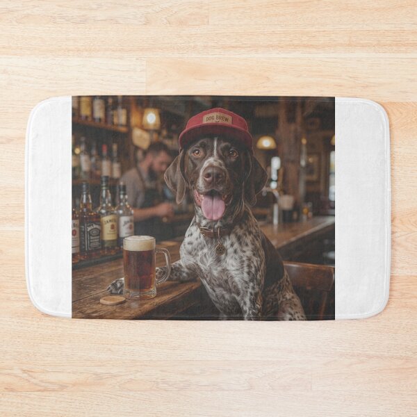 Item preview, German Shorthaired Pointer Bar Dog Beer Lover Funny Pub designed and sold by raedattia.