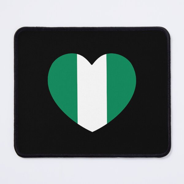 Item preview, Nigeria Flag Heart NG designed and sold by shitpostee.