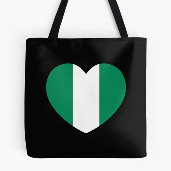 Item preview, Nigeria Flag Heart NG designed and sold by shitpostee.