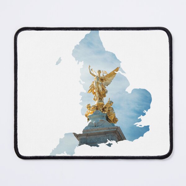 Item preview, England Map Victoria Memorial Queen Victoria Statue Buckingham Palace Silhouette designed and sold by Maroan93.
