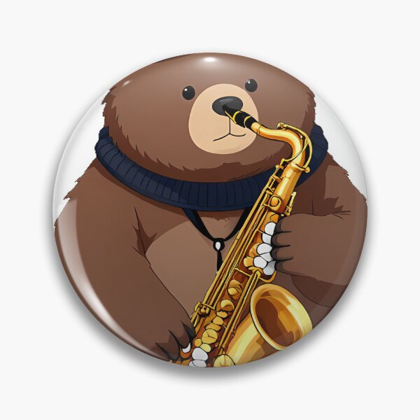 Item preview, Bear Saxophonist designed and sold by pumsquare.