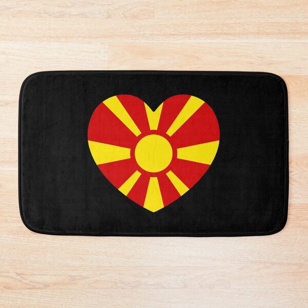 Item preview, North Macedonia Flag Heart MK designed and sold by shitpostee.