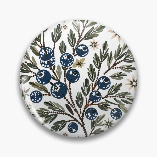 Item preview, Junipers berry Brach with green leaves designed and sold by Lannanun.
