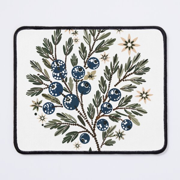 Item preview, Junipers berry Brach with green leaves designed and sold by Lannanun.