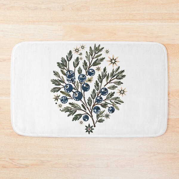 Item preview, Junipers berry Brach with green leaves designed and sold by Lannanun.