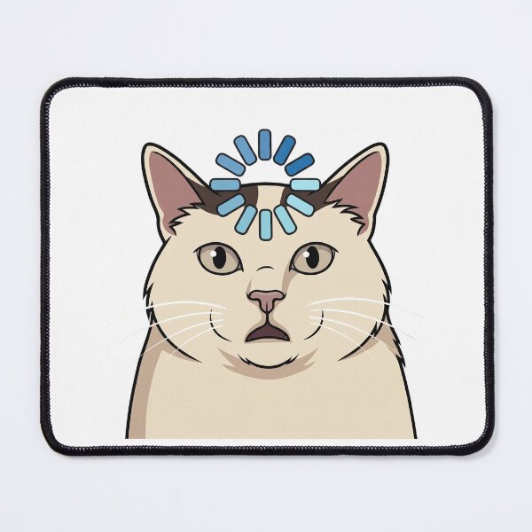 Item preview, Loading Cat Funny Meme Vector Illustration designed and sold by Volandemor.
