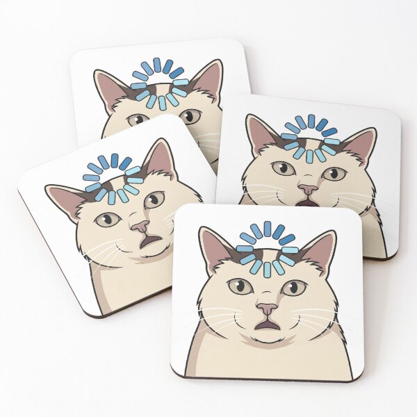 Item preview, Loading Cat Funny Meme Vector Illustration designed and sold by Volandemor.