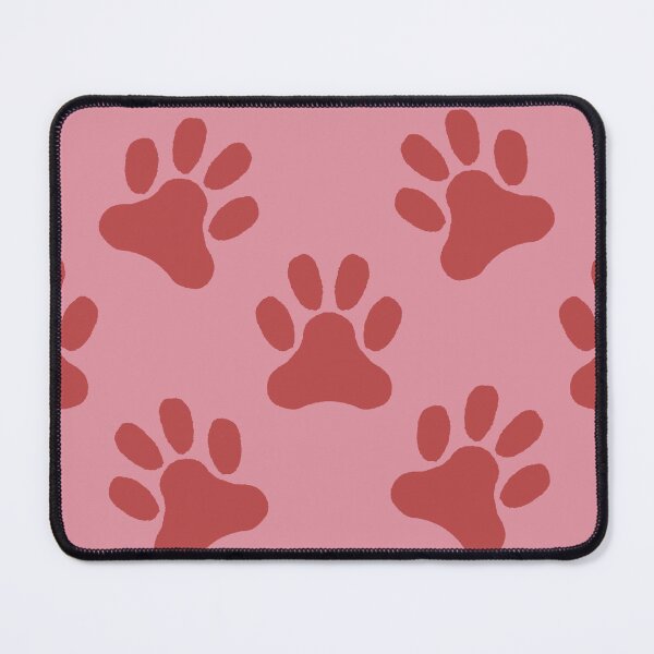 Item preview, Large Blush Pink Rustic Paw Print Pattern Design designed and sold by DColourMuse.