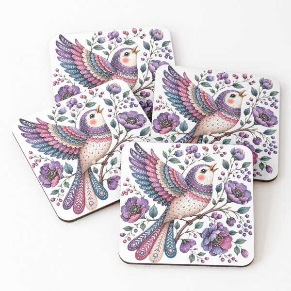 Item preview, Folk Floral Illustration designed and sold by PetalGarden.