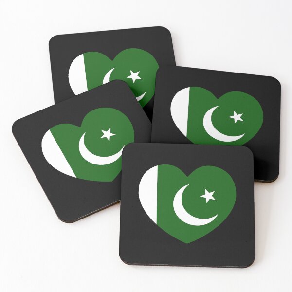 Artikelvorschau, Pakistanische Flagge Herz PK entworfen und verkauft von shitpostee.
