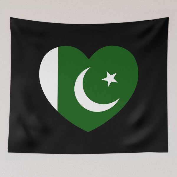 Item preview, Pakistan Flag Heart PK designed and sold by shitpostee.