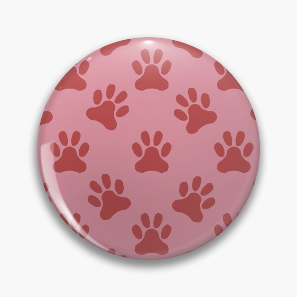 Item preview, Medium  Blush Pink Rustic Paw Print Pattern Design designed and sold by DColourMuse.