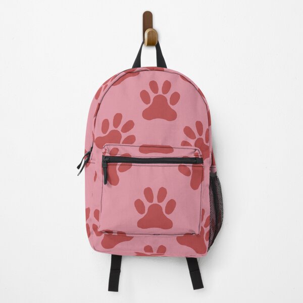 Item preview, Medium Blush Pink Rustic Paw Print Pattern Design designed and sold by DColourMuse.