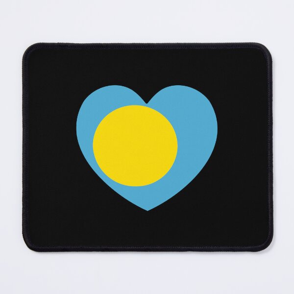 Item preview, Palau Flag Heart PW designed and sold by shitpostee.